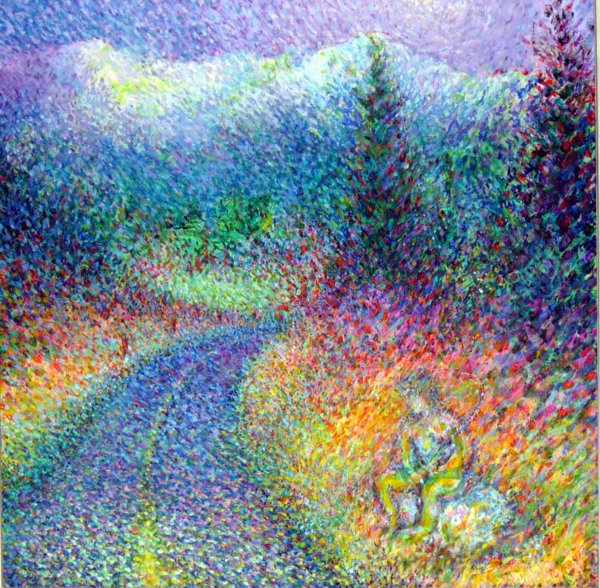 Пуантилизм нетрадиционная живописная техника