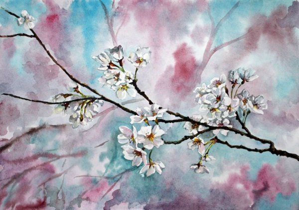 Весенняя акварель