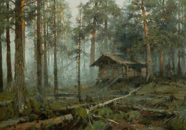 Саврасов зимний пейзаж. 1873