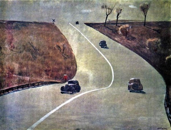 А. А. Дейнека «окраины Москвы. Ноябрь 1941 г.»