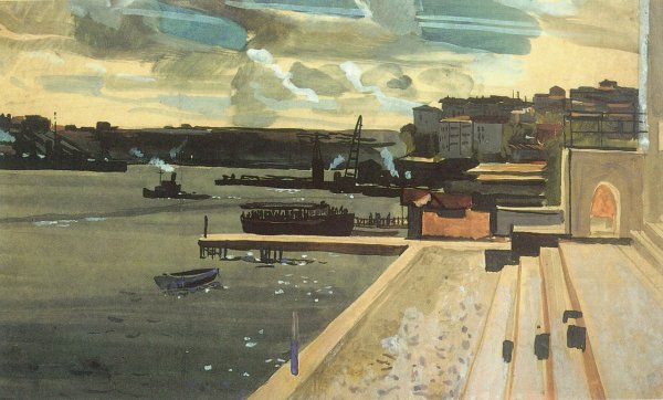 А. Дейнека, «Севастополь. Водная станция „Динамо“».