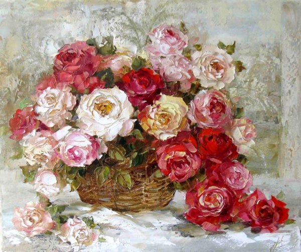 Живопись розы Оксаны Кравченко