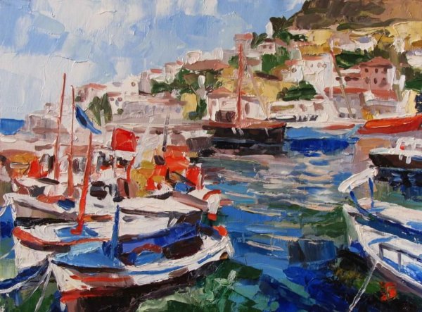 Картина вид на Марину