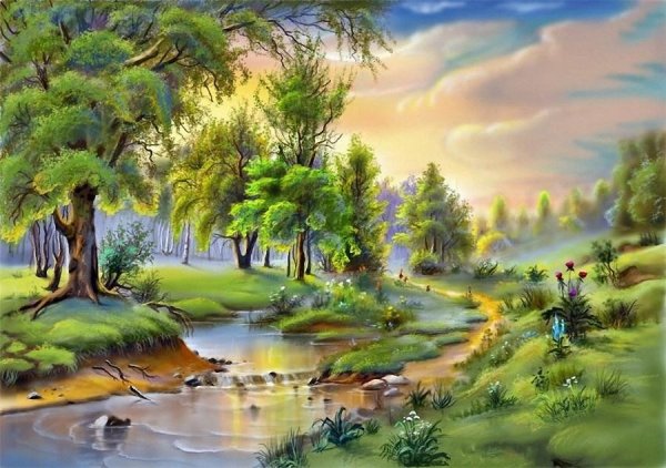 Картины пейзажи Цыганов Виктор