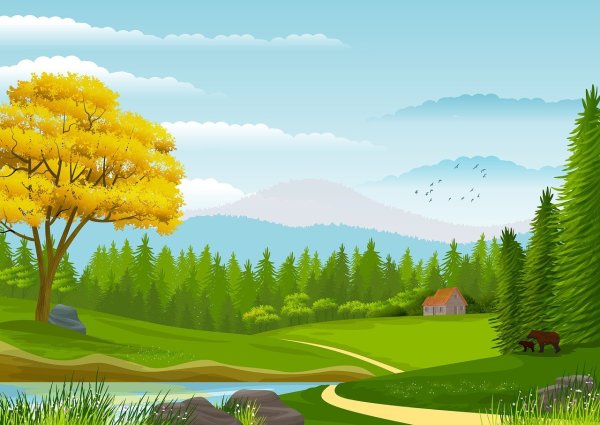 Фон природы для рисования