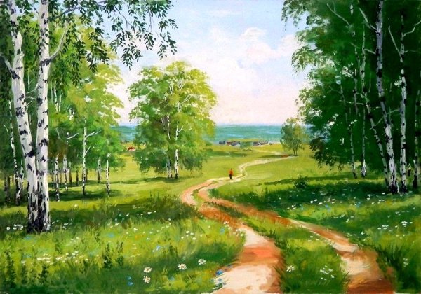 Пейзаж рисунок