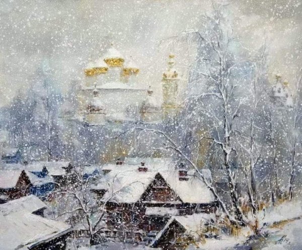 Аполлинарий Васнецов вьюжит метель