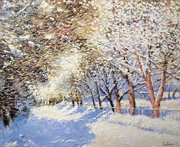 Евгений Гавлин зимние пейзажи