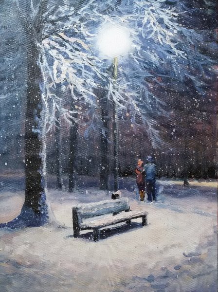 Картины снег