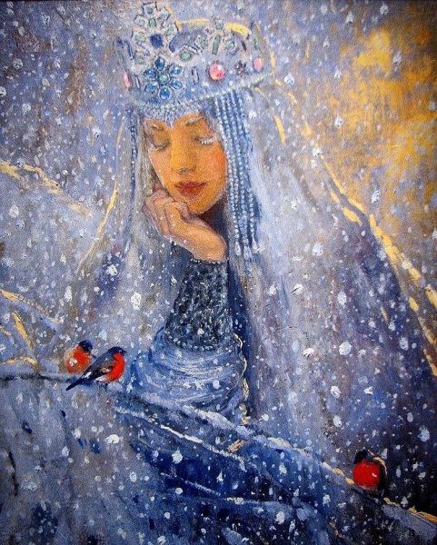 Художник рут Сандерсон Снегурочка