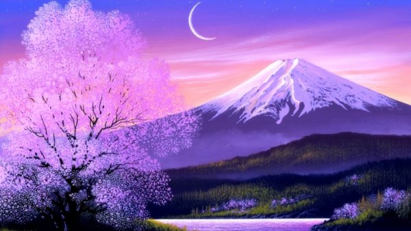 Сакура и Фудзияма