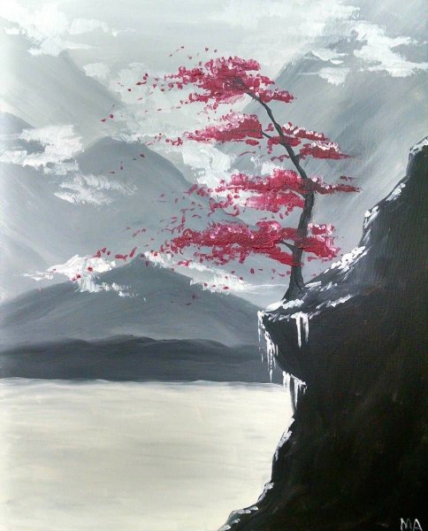 Japan Landscape Винтер