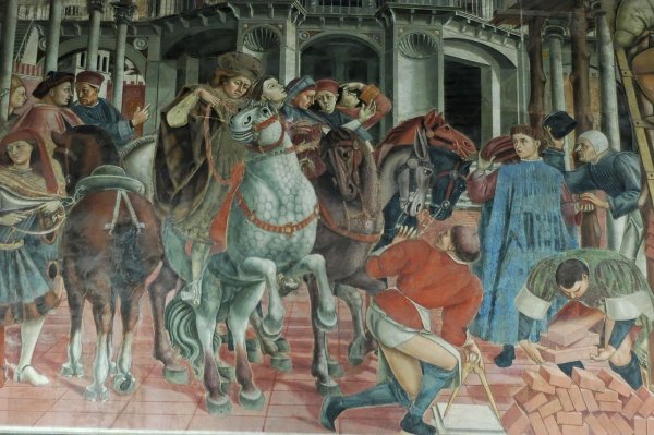 Романская живопись средневековья витражи