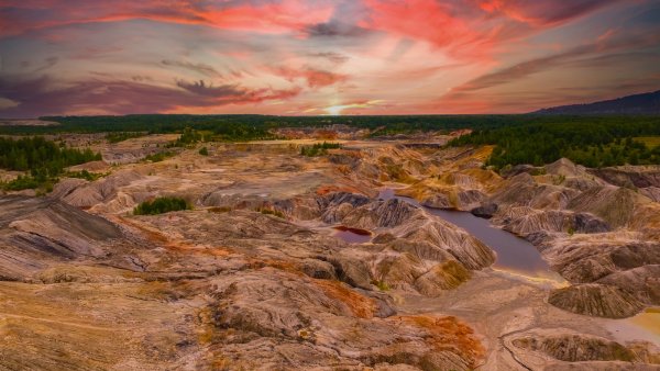 Богдановичские глиняные карьеры или Уральский Марс