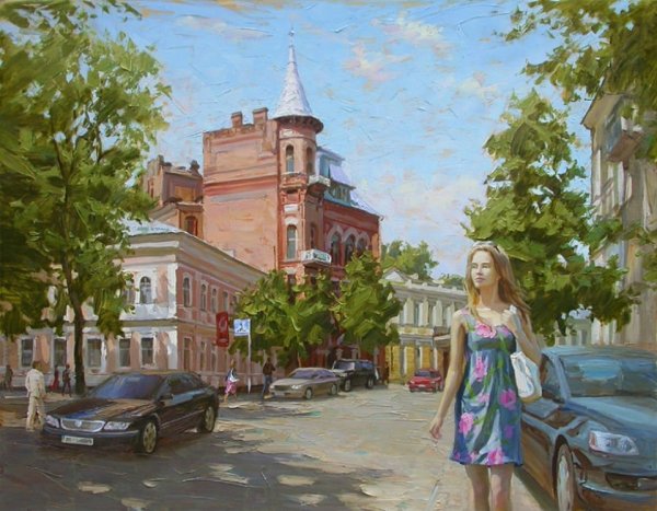 Художник на пленэре живопись