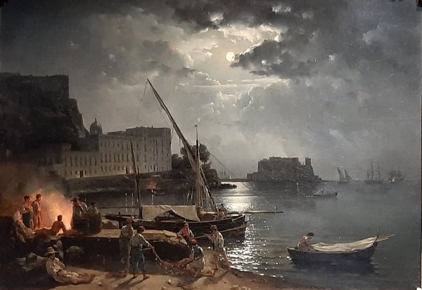 Сильвестр Феодосиевич Щедрин Лунная ночь в Неаполе 1828