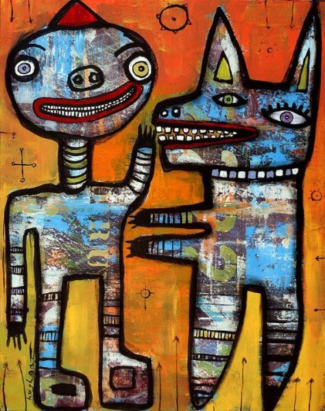 Ар брют Дюбюффе картины