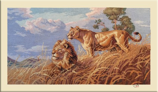 Пейзаж со львенком