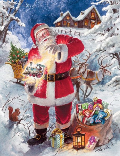 Санта Клаус сказочный