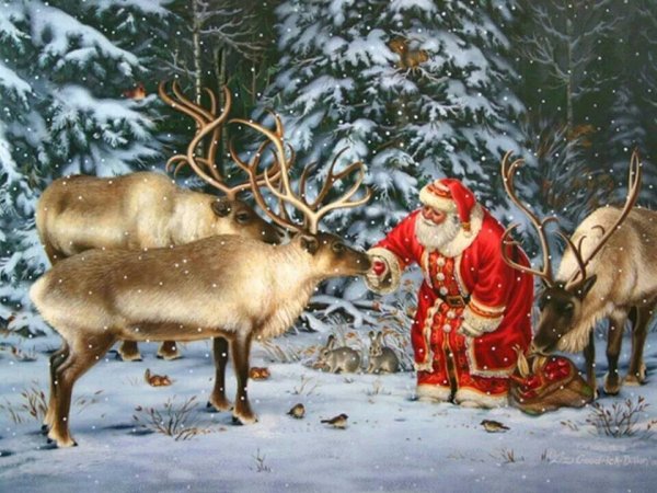 Новогодние иллюстрации художника Elizabeth Goodrick-Dillon