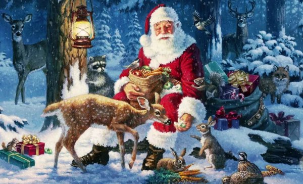 Дед Мороз и звери