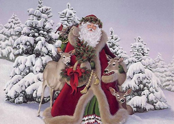 Новогодние картинки с дедом Морозом