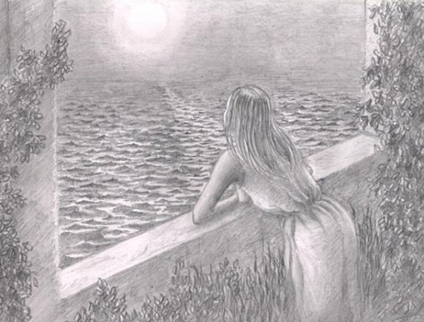 Гризайль тушью