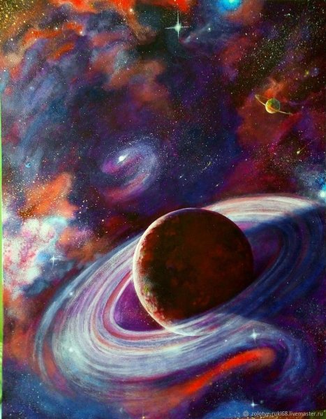 Космос картины художников