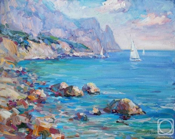 Художник токарь Наталья морские пейзажи