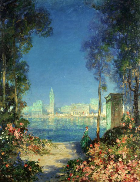 Густав Барбарини горный пейзаж