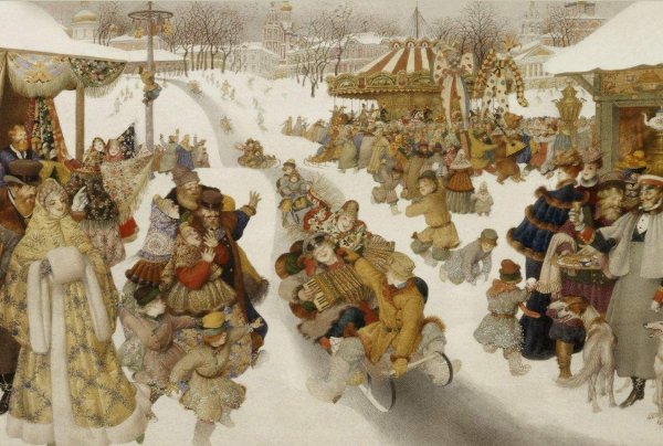 Федот Васильевич Сычков Масленица