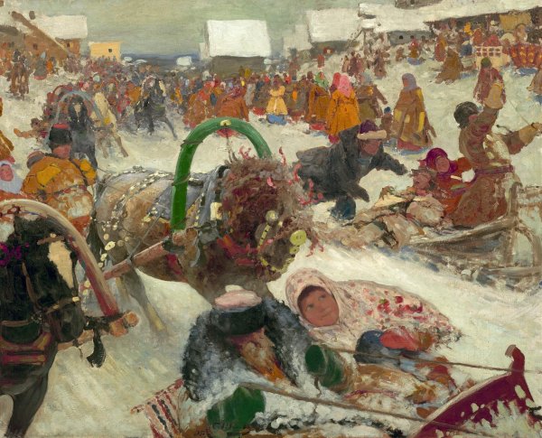 Борис Кустодиев Масленица