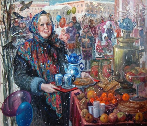 Масленица в живописи. Шаймарданов