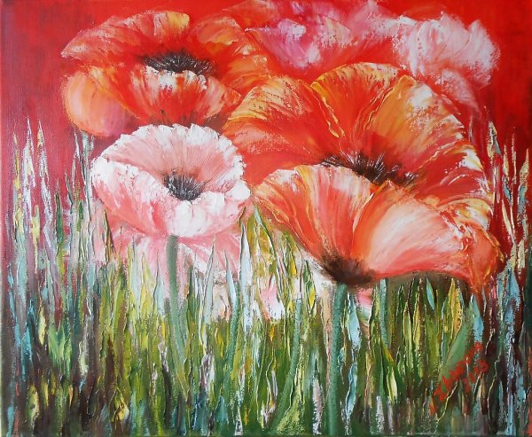 Картина "маки" художника Тюриховой Натальи