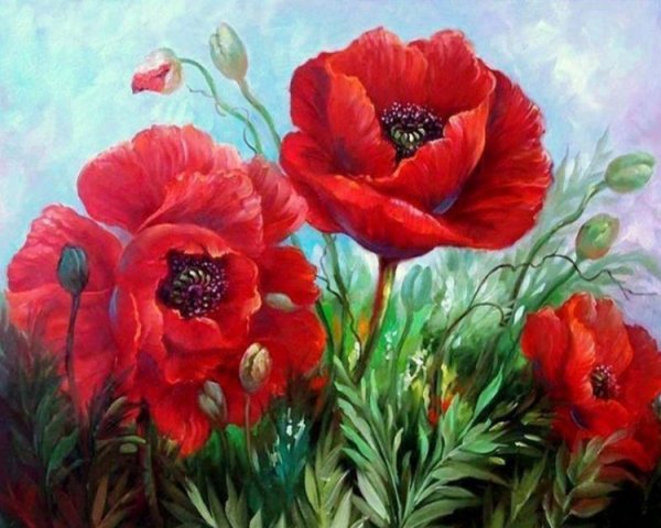 Картины цветов