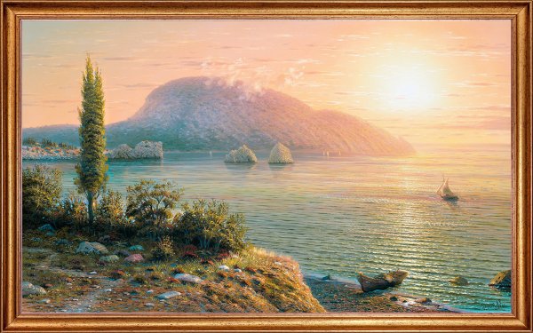 Крымский пейзаж маслом Гурзуф