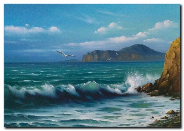 Морские пейзажи художника Сергея Стоева