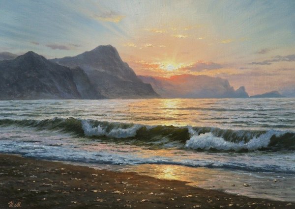 Художник маринист Максим Ильин