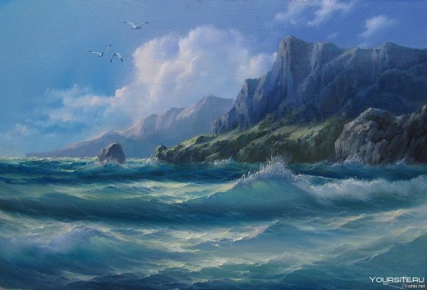 Токарь Гарагатая Наталья современный художник-маринист