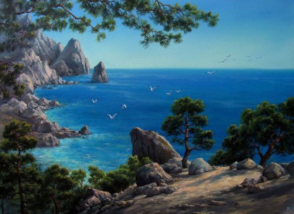 Морские пейзажи Натальи токарь