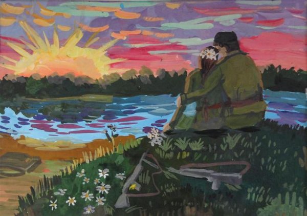 Пейзаж на военную тему