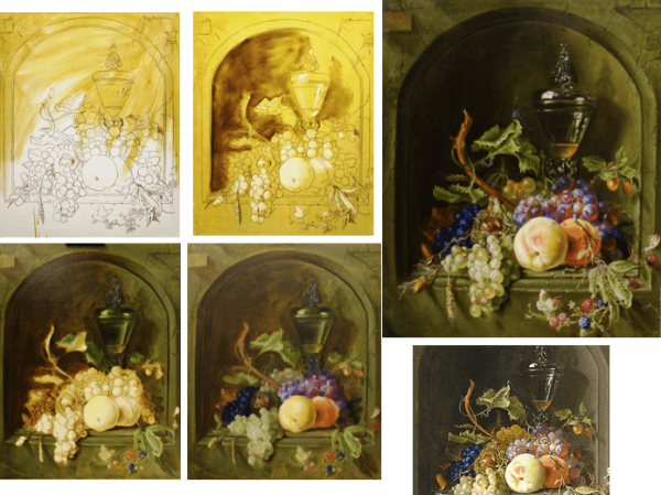 Старо Фламандская многослойная техника живописи