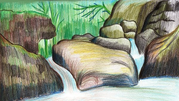 Рисунки для срисовки природа