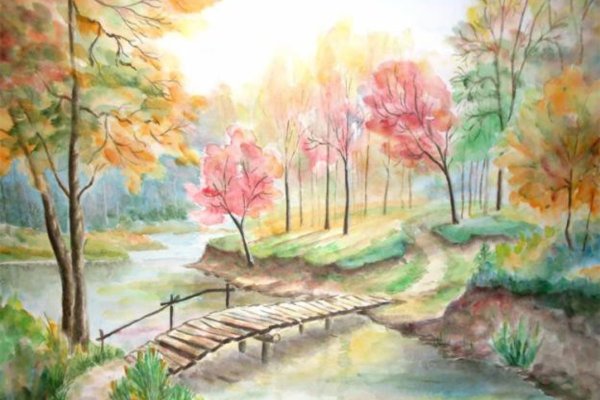 Рисунок на тему природа