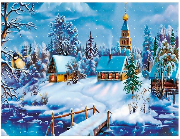 Виктор Цыганов картины зима