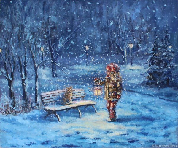 Метель. Художник Владимир Куликов