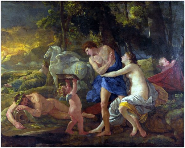 Пуссен аркадские пастухи