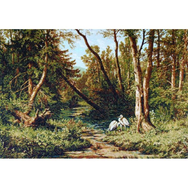 Шишкин пейзаж с цаплями