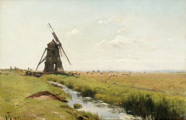 Саврасов ветряная мельница