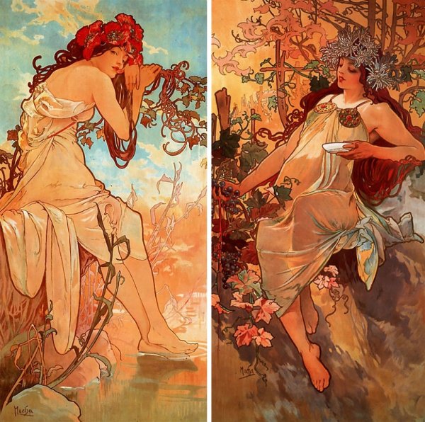 Альфонс Муха лето